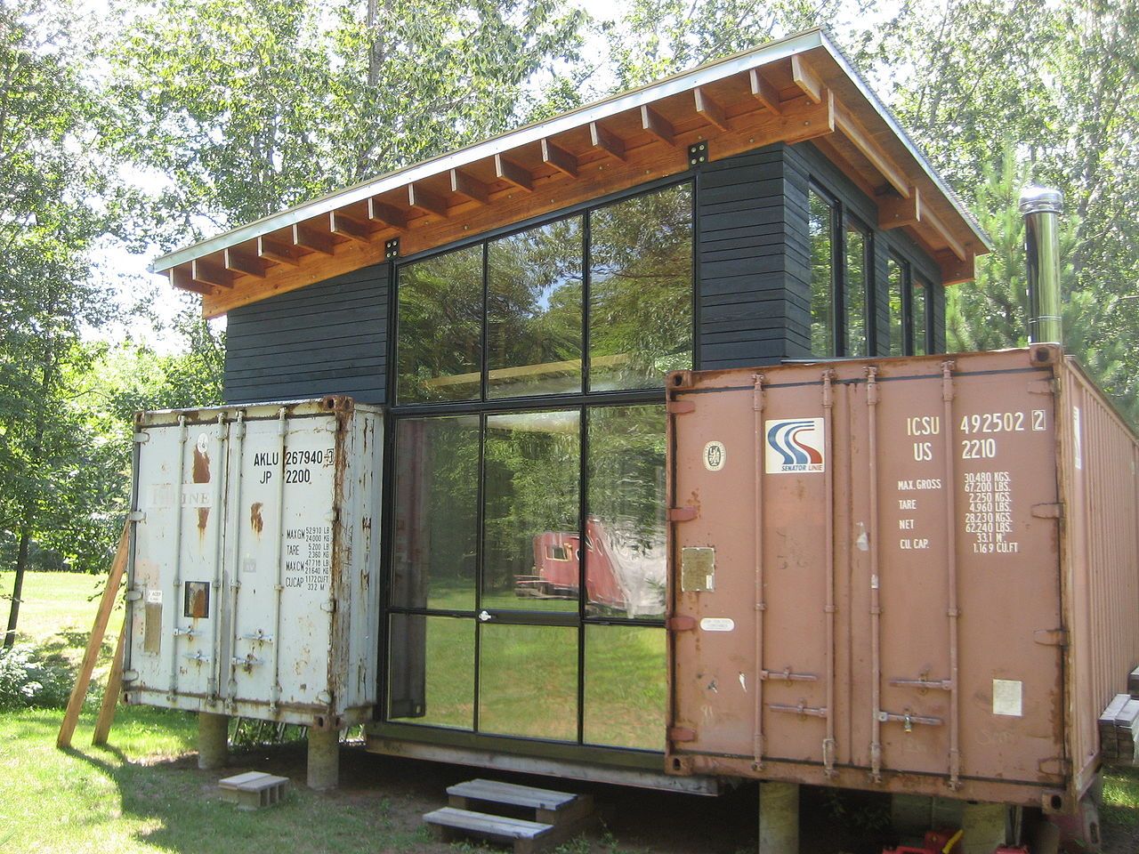 shipping container house